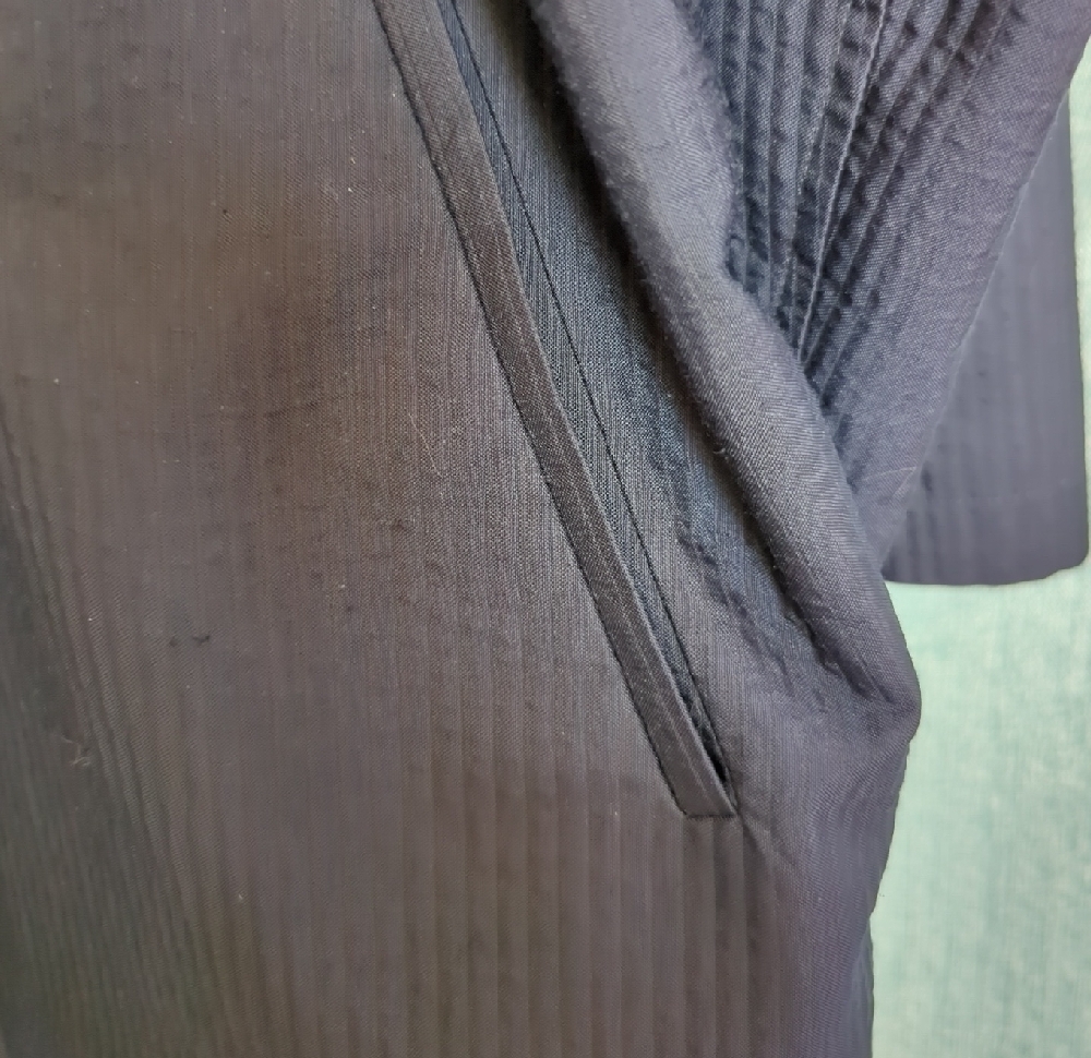 Dark Navy Hooded Coat - Picture 4 of 6